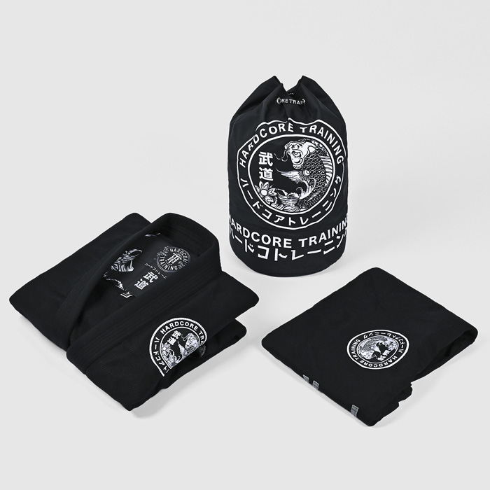 Кимоно для БЖЖ Hardcore Training Koi Black - фото 14