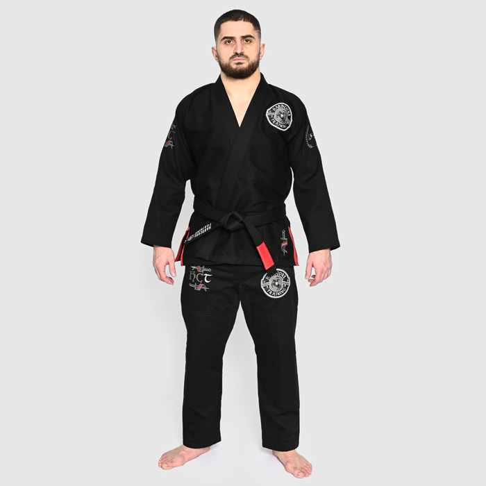 Кимоно для БЖЖ Hardcore Training Knight Black - фото 1