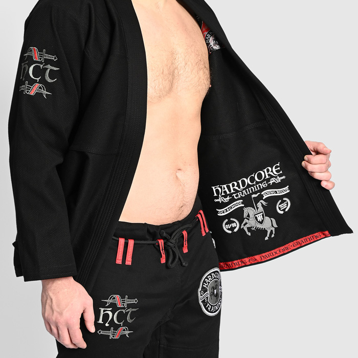 Кимоно для БЖЖ Hardcore Training Knight Black - фото 4