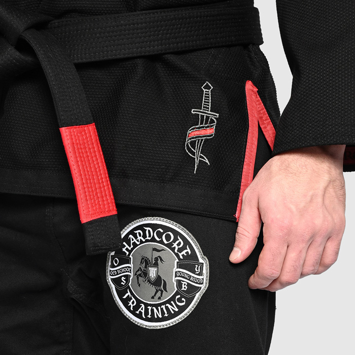 Кимоно для БЖЖ Hardcore Training Knight Black - фото 8