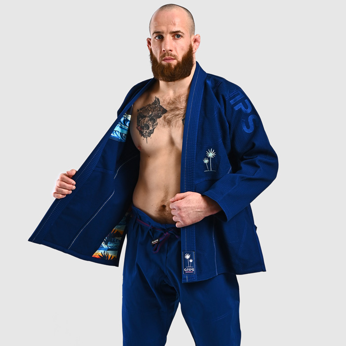 Кимоно для БЖЖ Gr1ps Secret Weapon Socal Royal Blue - фото 7