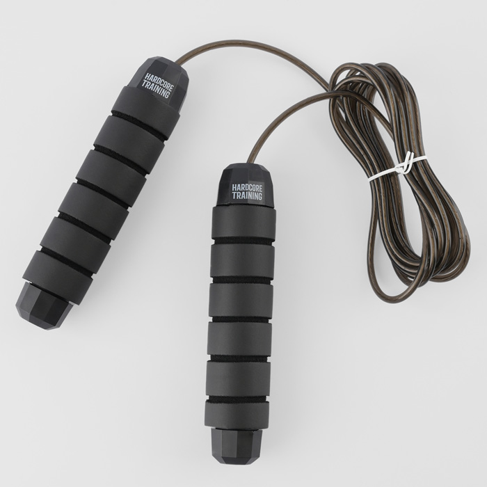 Скакалка Hardcore Training Skipping Rope Black/Black - фото 1