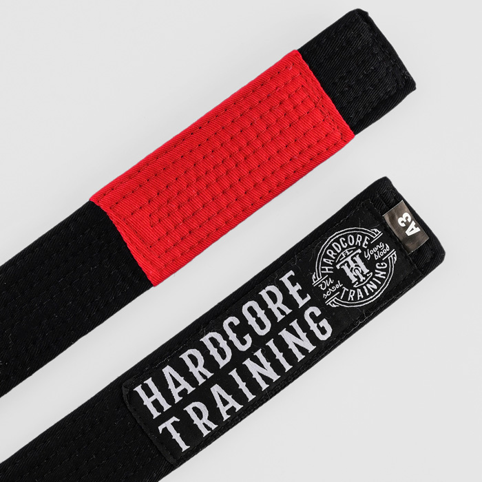 Пояс для кимоно Hardcore Training Premium Black - фото 3