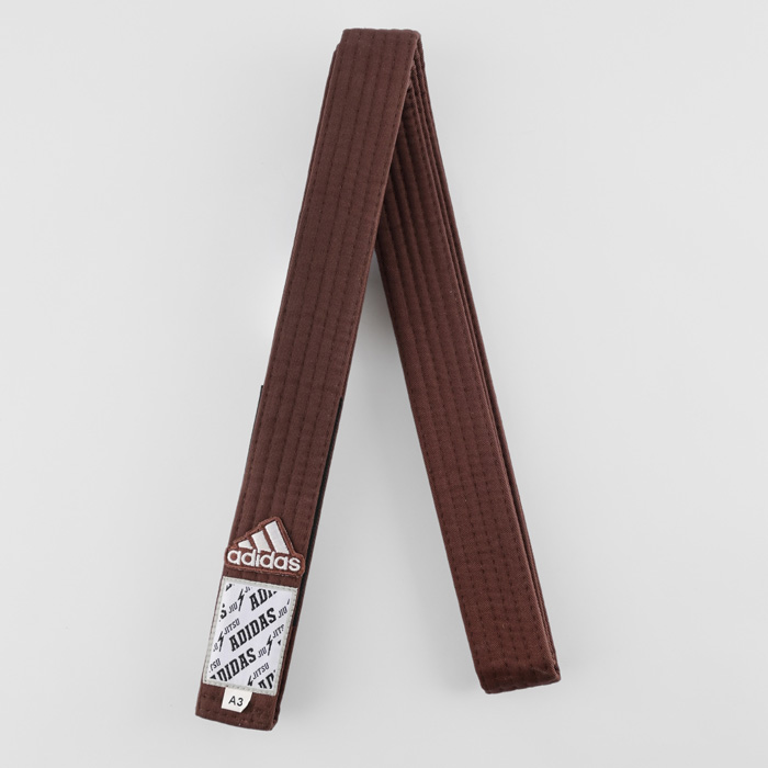 Пояс для кимоно Adidas BJJ Belt коричневый - фото 1