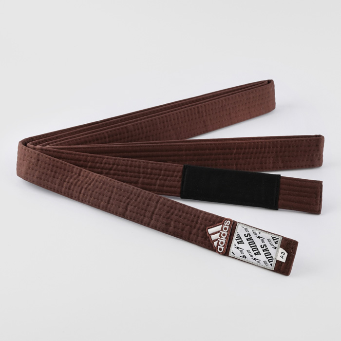 Пояс для кимоно Adidas BJJ Belt коричневый - фото 2