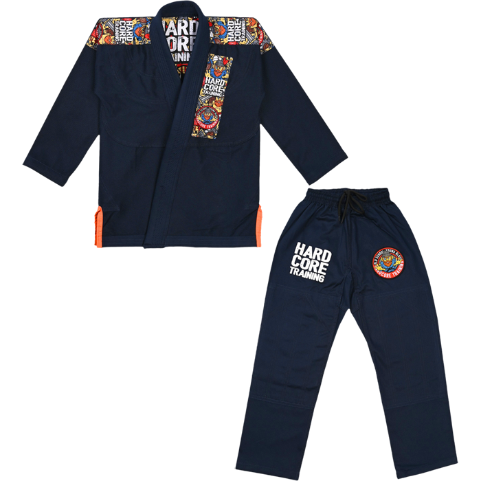 Детское ги Hardcore Training Doodles Navy Blue - фото 1