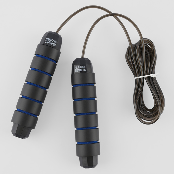 Скакалка Hardcore Training Skipping Rope Black/Blue - фото 1