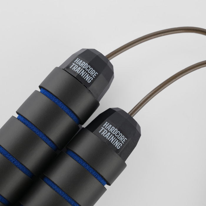 Скакалка Hardcore Training Skipping Rope Black/Blue - фото 2