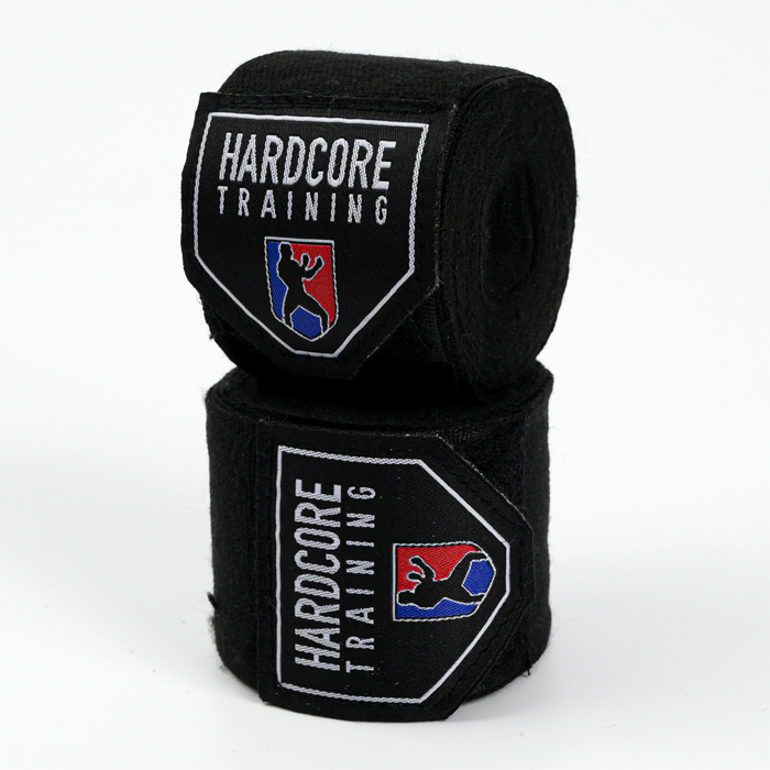 Боксерские бинты Hardcore Training Superior Black 5 - фото 2