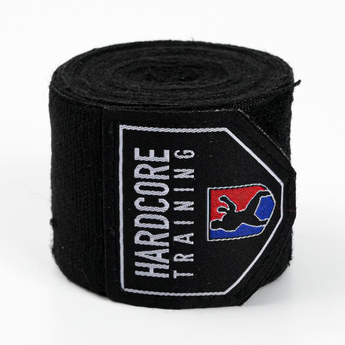 Боксерские бинты Hardcore Training Superior Black 5 - фото 6