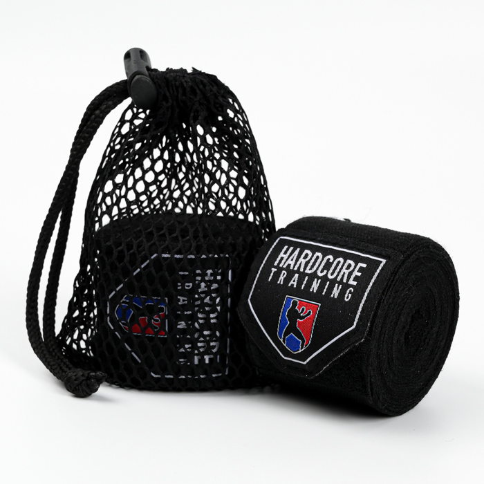 Боксерские бинты Hardcore Training Superior Black 5 - фото 8