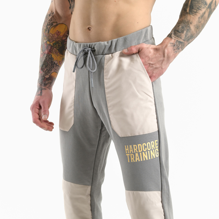 Спортивные штаны Hardcore Training Voyager Light серый/бежевый - фото 5