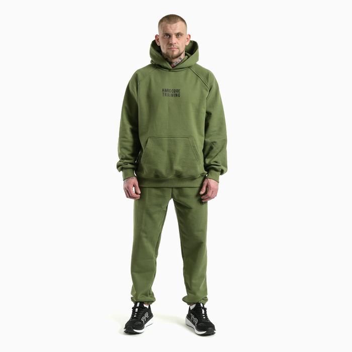 Худи Hardcore Training Original Olive - фото 3