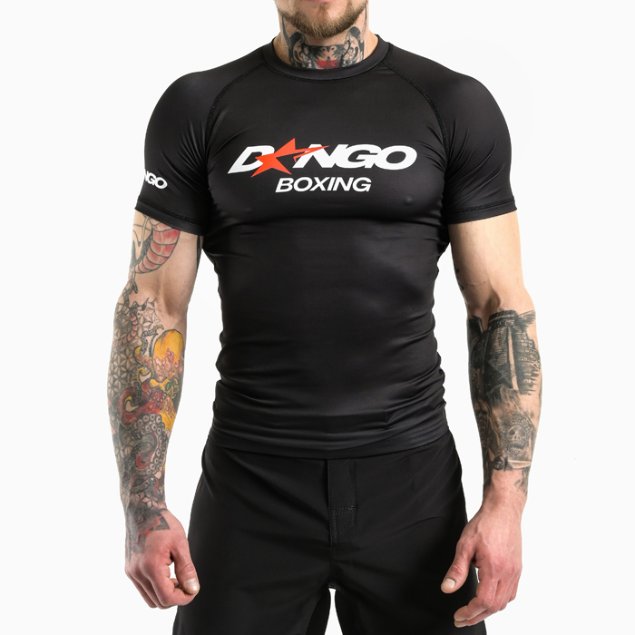 Рашгард с коротким рукавом Dango Star Boxing Black (Короткий рукав) - фото 3