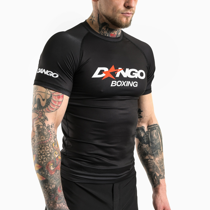 Рашгард с коротким рукавом Dango Star Boxing Black (Короткий рукав) - фото 4