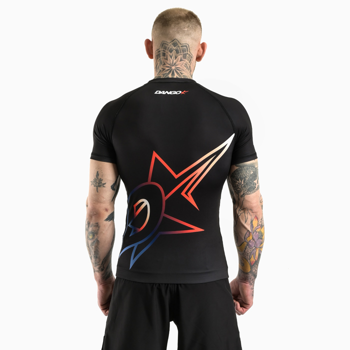 Рашгард с коротким рукавом Dango Star Boxing Black (Короткий рукав) - фото 5