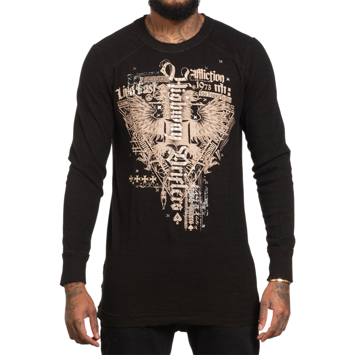 Двусторонний лонгслив Affliction Highway Drifters LS Thermal - фото 2