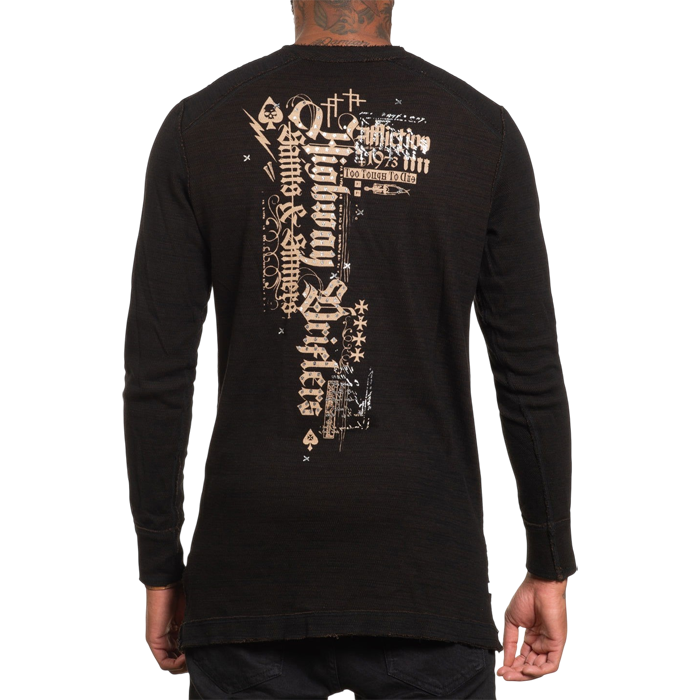 Двусторонний лонгслив Affliction Highway Drifters LS Thermal - фото 3
