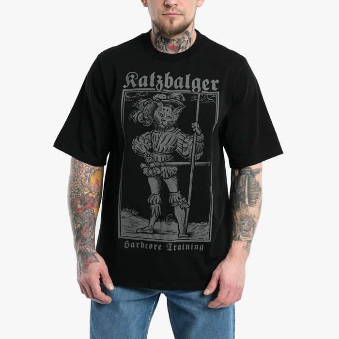 Футболка Hardcore Training Katzbalger Black Oversized Fit - фото 1