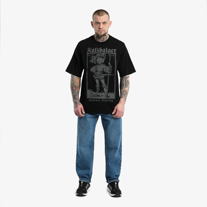 Футболка Hardcore Training Katzbalger Black Oversized Fit - фото 2