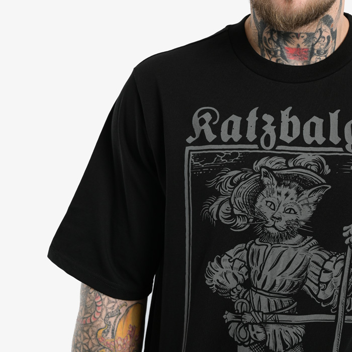 Футболка Hardcore Training Katzbalger Black Oversized Fit - фото 3
