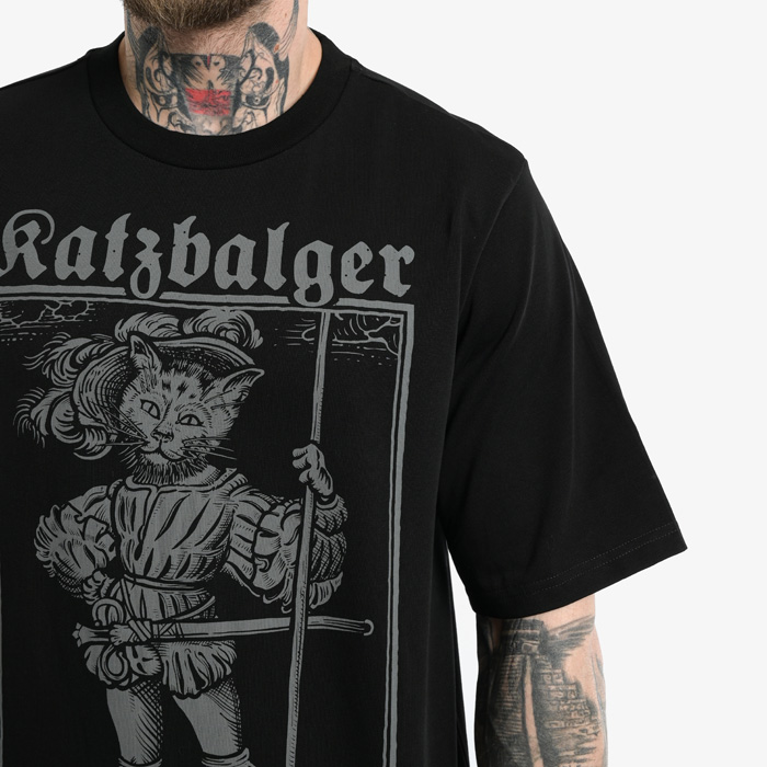 Футболка Hardcore Training Katzbalger Black Oversized Fit - фото 4
