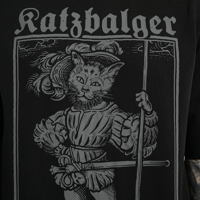 Футболка Hardcore Training Katzbalger Black Oversized Fit - фото 5