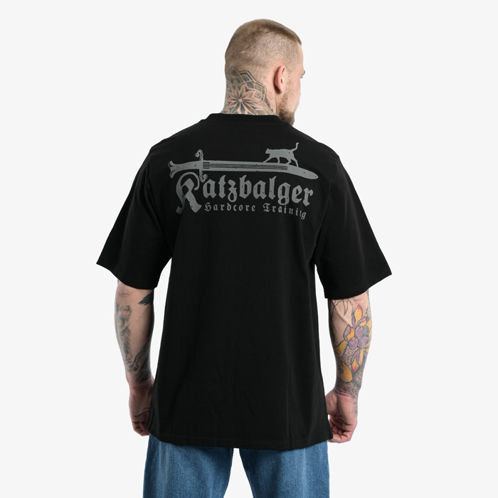 Футболка Hardcore Training Katzbalger Black Oversized Fit - фото 7