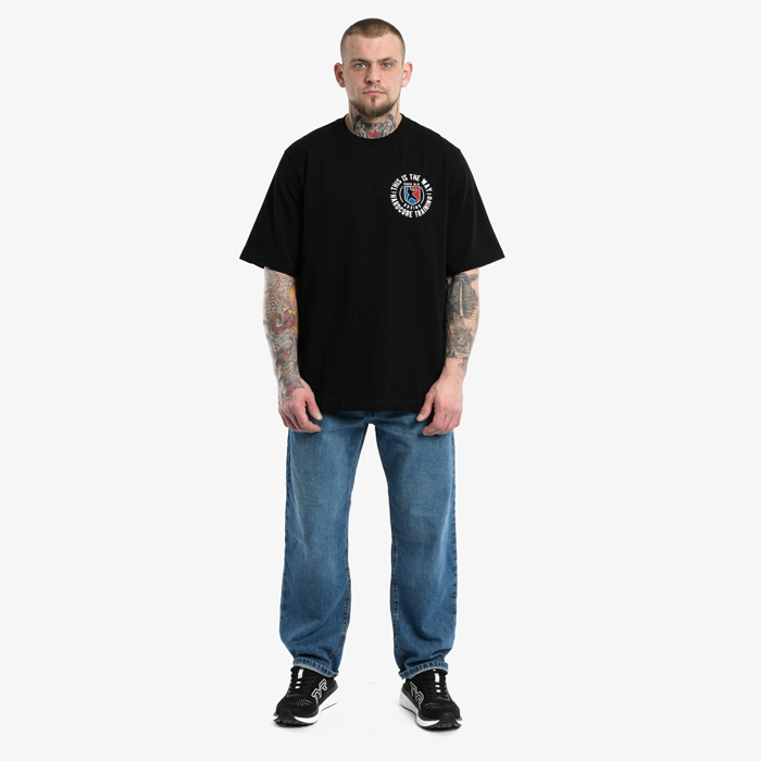 Футболка Hardcore Training This Is The Way Black Oversized Fit - фото 2