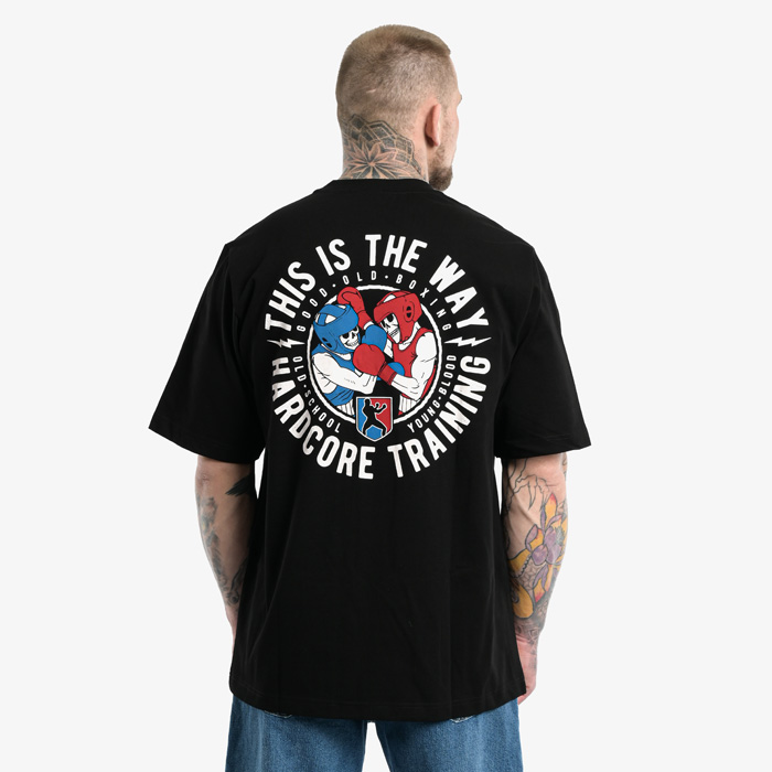 Футболка Hardcore Training This Is The Way Black Oversized Fit - фото 3