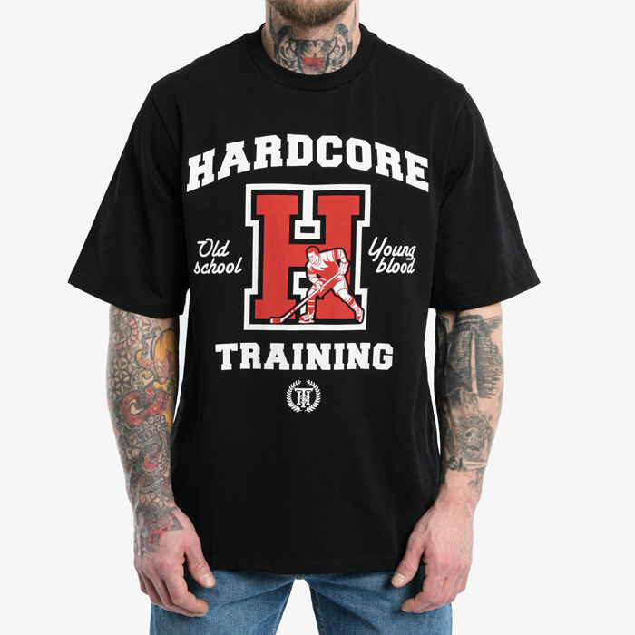 Футболка Hardcore Training Big H Black Oversized Fit - фото 1