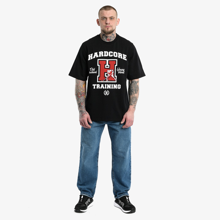 Футболка Hardcore Training Big H Black Oversized Fit - фото 2