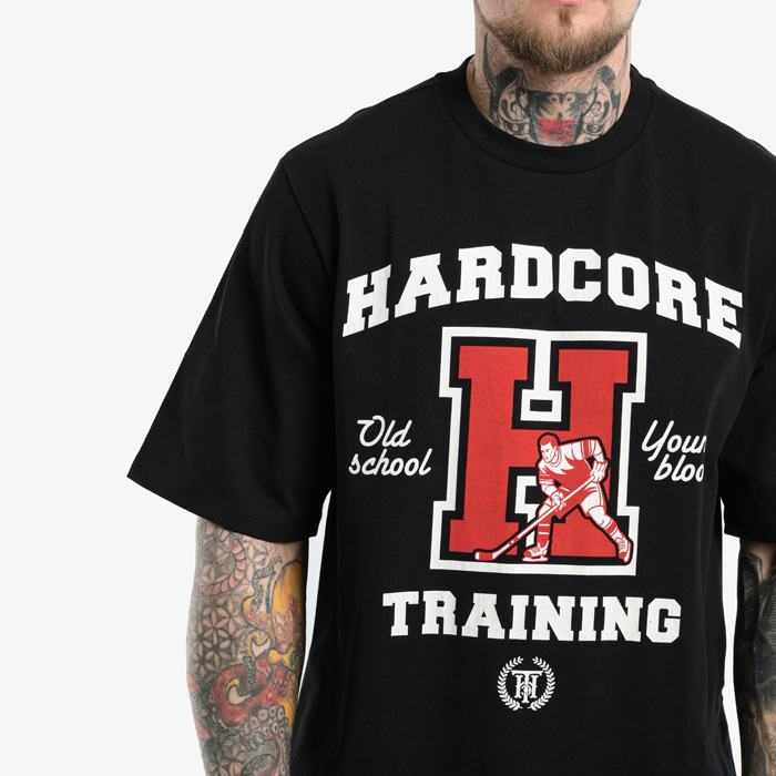Футболка Hardcore Training Big H Black Oversized Fit - фото 3