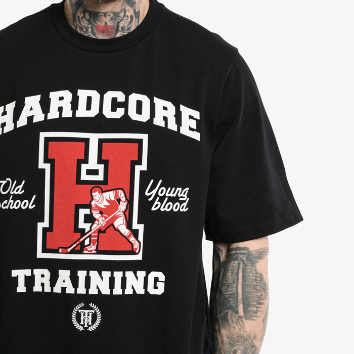 Футболка Hardcore Training Big H Black Oversized Fit - фото 4