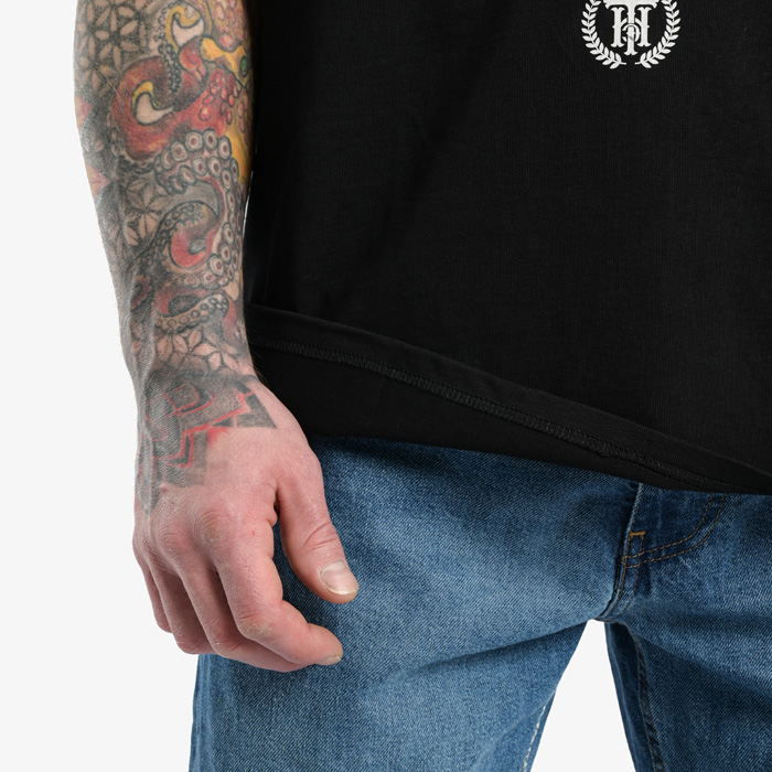 Футболка Hardcore Training Big H Black Oversized Fit - фото 6