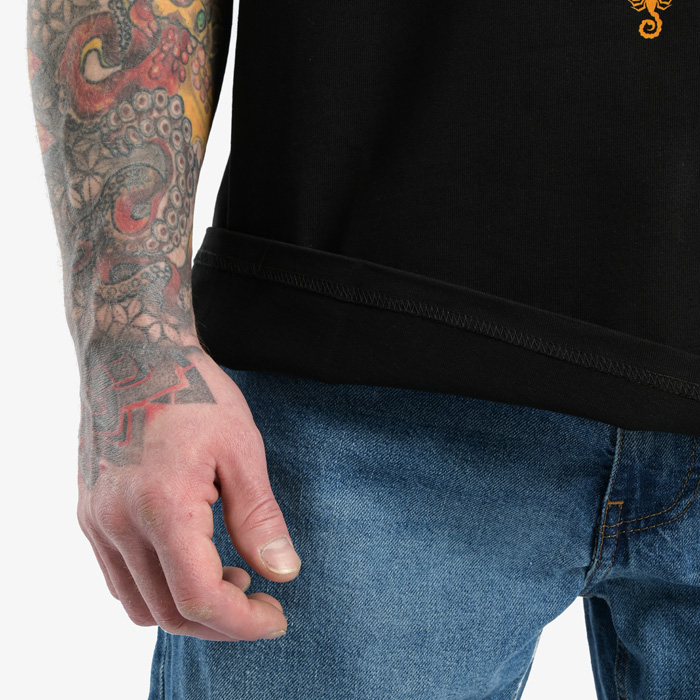 Футболка Hardcore Training Revolvers Black Oversized Fit 2.0. - фото 4