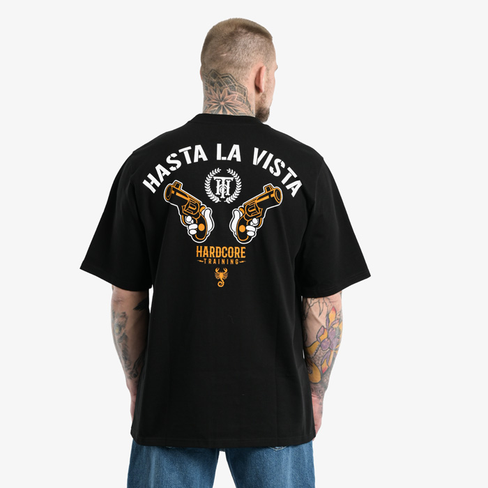 Футболка Hardcore Training Revolvers Black Oversized Fit 2.0. - фото 6