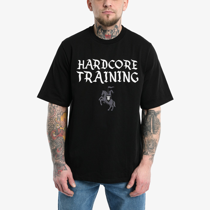 Футболка Hardcore Training Knight Black Oversized Fit - фото 1