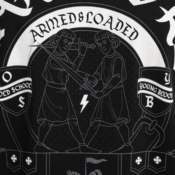 Футболка Hardcore Training Knight Black Oversized Fit - фото 8