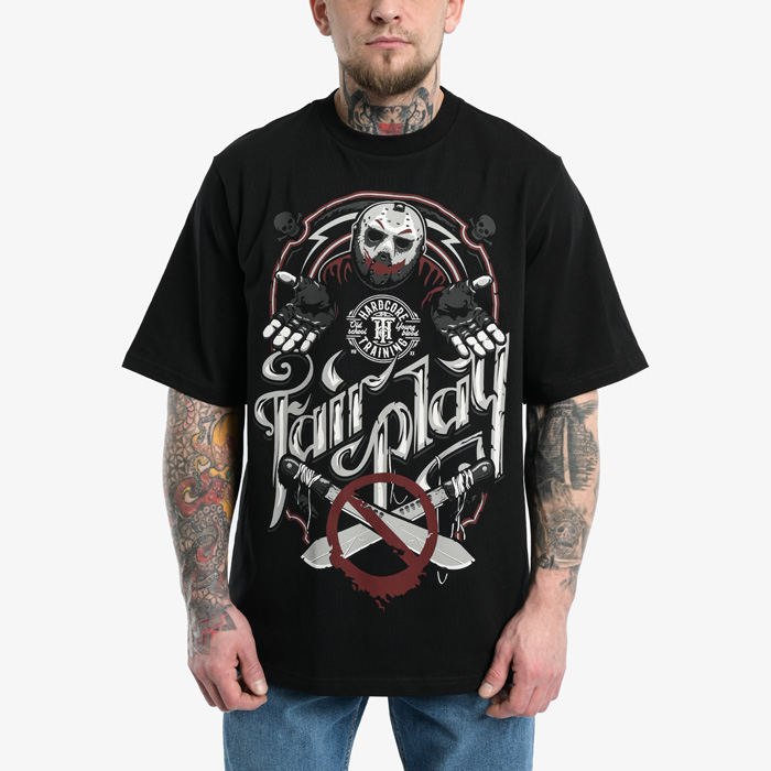 Футболка Hardcore Training Fair Play Black Oversized Fit - фото 1
