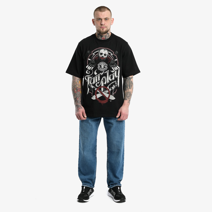 Футболка Hardcore Training Fair Play Black Oversized Fit - фото 2