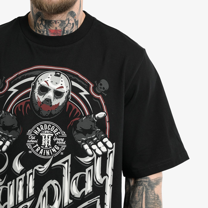 Футболка Hardcore Training Fair Play Black Oversized Fit - фото 4