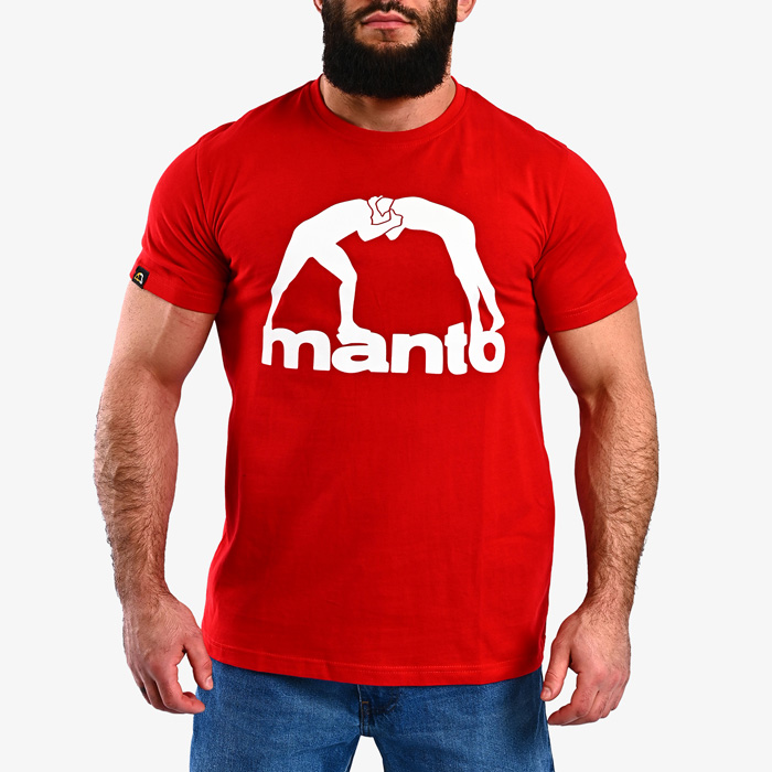 Футболка Manto Logo Vibe Red - фото 1