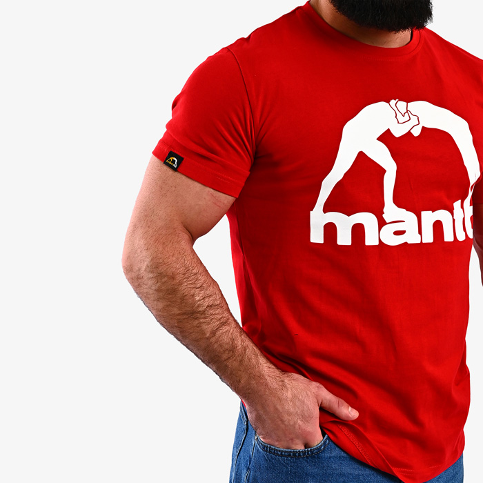 Футболка Manto Logo Vibe Red - фото 3