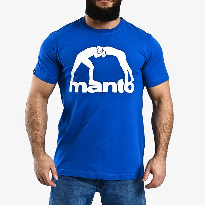 Футболка Manto Logo Vibe Blue - фото 1
