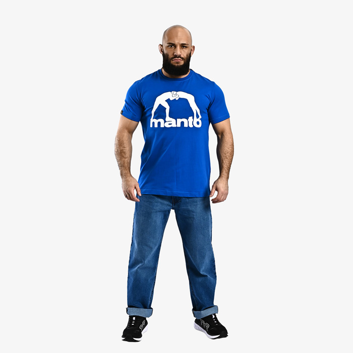 Футболка Manto Logo Vibe Blue - фото 2