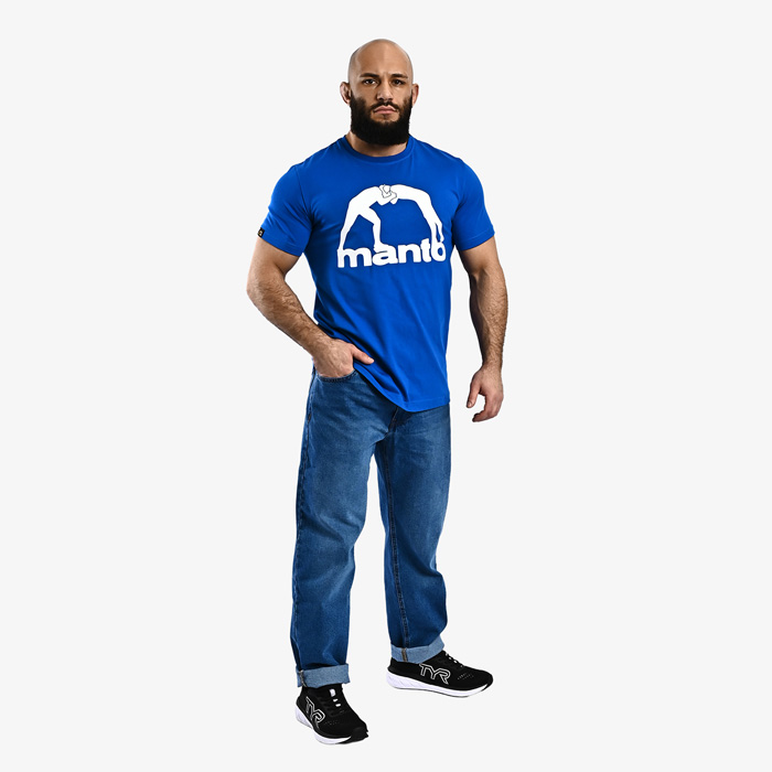 Футболка Manto Logo Vibe Blue - фото 3