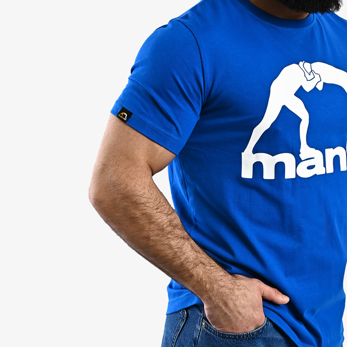 Футболка Manto Logo Vibe Blue - фото 5