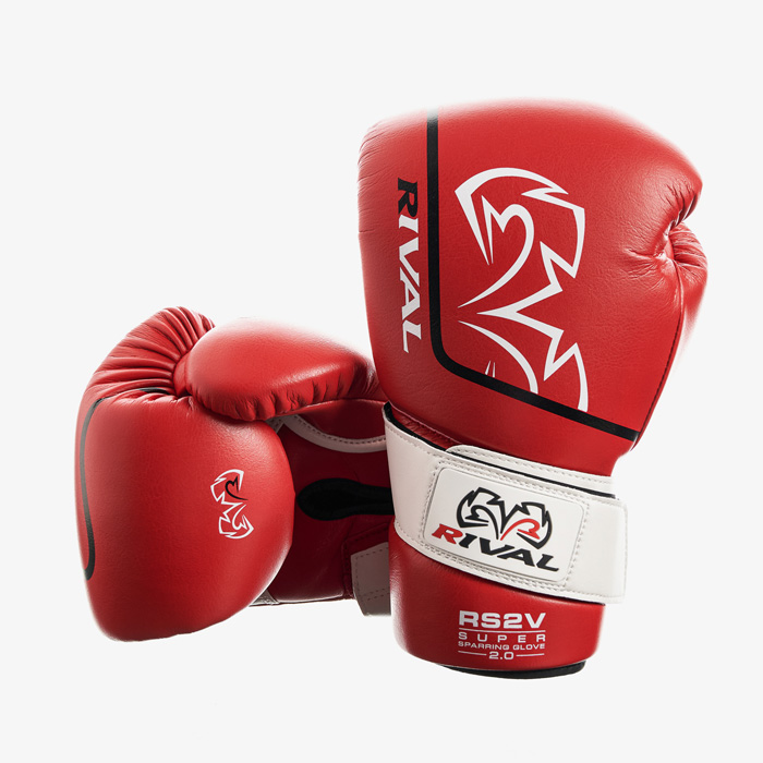 Боксерские перчатки для спарринга Rival RS2V Red - фото 1