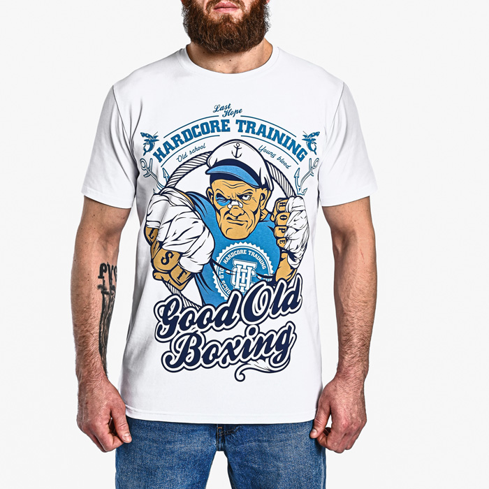Футболка Hardcore Training Good Old Boxing 5.0 White - фото 1